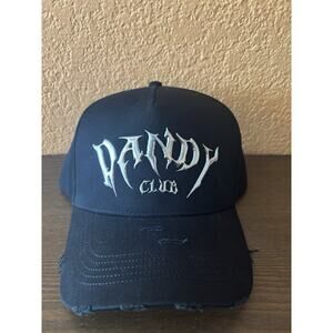 Dandy Club Metallic Distressed Snapback Trucker Hat Adjustable Unisex Authentic